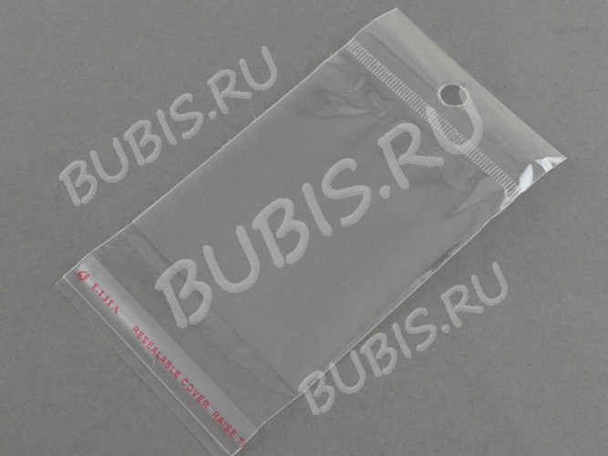 Пакет 37 с липким слоем 6,5*9см прозрачный (упаковка) (100шт.)