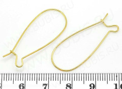 Швензы-петли №05 33*14*0,7мм золотистые (Brass) (1 пара)