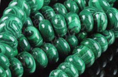 Бусина Абакус 8*8*5,5мм Малахит синт. (камни)