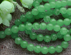 Бусина округлая 12мм Жадеит зелёный (камни)