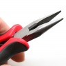 Купить Тонкогубцы (утконосы короткие) 05 без бороздок, с кусачками 130мм с красно-чёрными ручками (инструменты для бижутерии) с доставкой по России