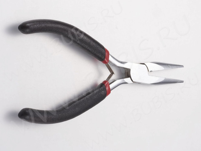 Тонкогубцы (утконосы короткие) 17 без бороздок полированные 130мм (инструменты для бижутерии)