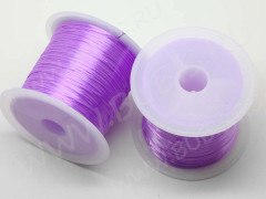 Резинка 04 спандекс 0,8мм св.сиреневая (катушка ок.10м)