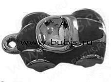 Подвеска Машинка 05 3D 19*10*5мм чёрная (цветные подвески)