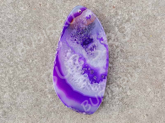 Кулон 1124 Срез Агата 82*41*4мм (камни)