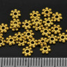 Купить Рондели 040 Дейзи 4*4*1мм золотистые (литьё) (100шт) с доставкой по России
