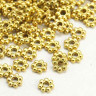 Купить Рондели 040 Дейзи 4*4*1мм золотистые (литьё) (100шт) с доставкой по России