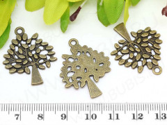 Подвеска Дерево жизни 13 29,5*23,5*1,5мм античная бронза (литьё)