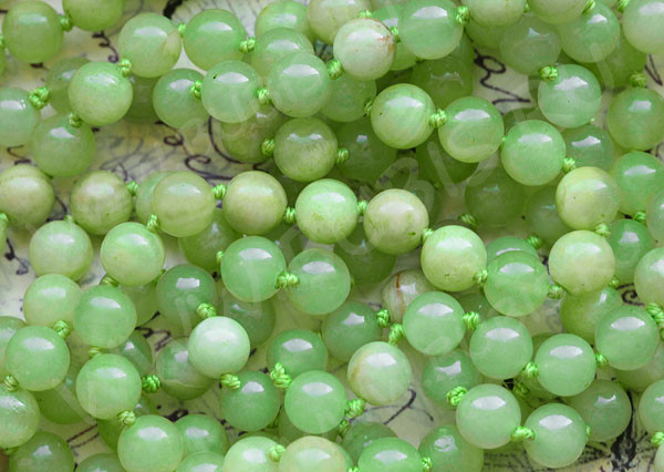 Бусина округлая 12мм Мраморный Оникс БЛ.св.зелёный натуральный (камни)