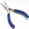 Купить Круглогубцы 14 сине-жёлтые и цвет платины (инструменты для бижутерии) с доставкой по России