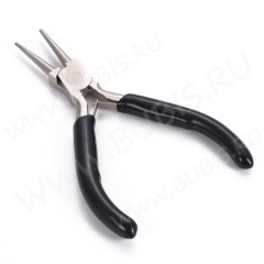 Круглогубцы 31 чёрные и цвет платины (инструменты для бижутерии)