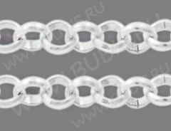 Цепочка I024 звено 2,5*2,5мм серебристая (Iron) (50см)