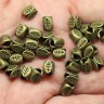 Купить (СКИДКИ!!!) Бусина 021 Листики 7*5,5*5,5мм античная бронза (литьё) (10шт) с доставкой по России