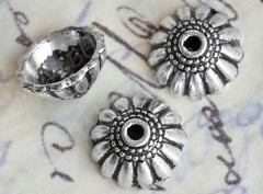 125 Шапочка-колпачок 11,5*11,5*5,5мм античное серебро (литьё)