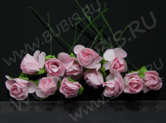 Цветок для декора 01 бумажный 70*10*10мм розовый (декор)