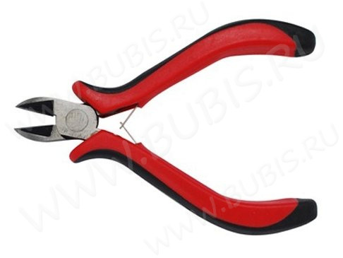 Кусачки 13 Бокорезы 110мм с красно-чёрными ручками (инструменты для бижутерии)