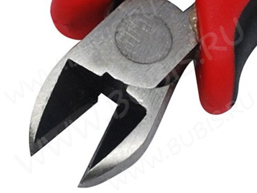 Кусачки 13 Бокорезы 110мм с красно-чёрными ручками (инструменты для бижутерии)