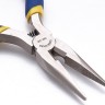 Тонкогубцы (утконосы короткие) 21 с кусачками 125мм сине-жёлтый и цвет платины (инструменты для бижутерии) Купить Тонкогубцы (утконосы короткие) 21 с кусачками 125мм сине-жёлтый и цвет платины (инструменты для бижутерии) с доставкой по России