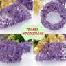 Крошка каменная 153 4-9мм Аметист яркий натуральный тонированный (нить 43-45см) Купить Крошка каменная 153 4-9мм Аметист яркий натуральный тонированный (нить 43-45см) с доставкой по России
