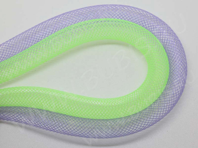 Нейлоновая ювелирная сетка 4мм фиолетовая (шнуры) (1м)