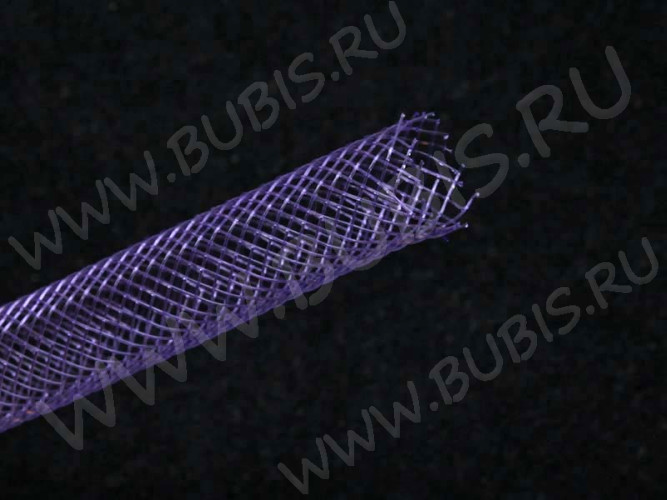 Нейлоновая ювелирная сетка 4мм фиолетовая (шнуры) (1м)