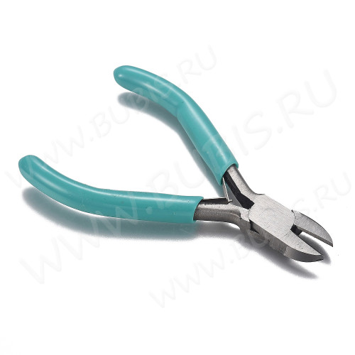 Кусачки 20 Бокорезы 110мм с бирюзовыми ручками (инструменты для бижутерии)
