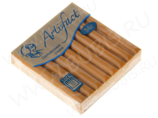 Полимерная глина Артефакт 647 металлик золото 56г.