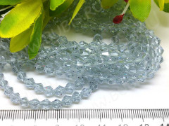 (СКИДКИ!!!) Бусина Биконус гранёный 5*4,5мм Хрусталь ХАМЕЛЕОН св.синий/св.фиолетовый прозрачный (имитация Сваровски) (20шт.)