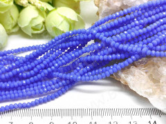 Бусина кристалл гранёный абакус 3*3*2мм св.сине-фиолетовый непрозрачный (имитация Сваровски) (50шт.)