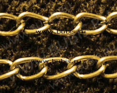 Цепочка I002 простая кручёная звено 3,5*2мм золотистая (Iron) (50см)