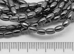 Бусина Бочонок 5*3*3мм Гематит (камни) (10шт.)