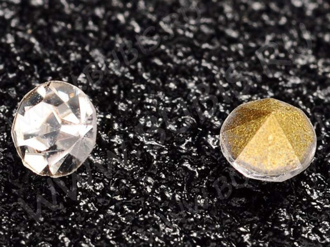 (ОПТ) Ювелирные стразы 2,0мм прозрачные (стекло) (1440ШТ.)