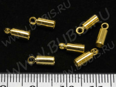 Концевик 016 9*3,3*3,3мм золотистый (Brass) (10шт.)
