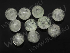 164 Шарик светонакопительный 8мм прозрачный (Lampwork)