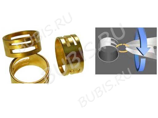 Кольцо Инструмент 05 приспособление для открывания разжимания колечек  19*19*9мм цвет платины (Brass) (инструменты для бижутерии)