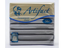 Полимерная глина Артефакт 695 металлик серебро 56г.