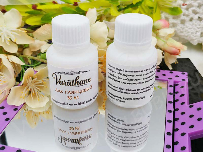 Лак для Эпоксидной смолы и Полимерной глины Varathane (Варатан) глянцевый (30мл)