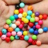 Купить Бусина округлая 24 Шар 6мм МИКС глянцевых непрозрачных (акрил) (50шт.) с доставкой по России