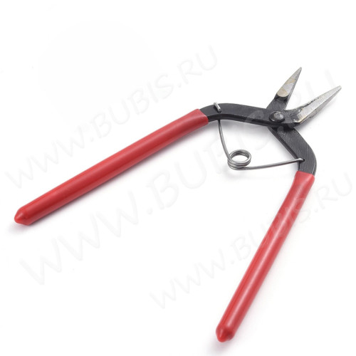 Тонкогубцы 32 утконосы без бороздок узкие 135мм красные (инструменты для бижутерии)