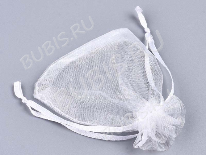 Мешочек органза 19 120*90мм золотистый без рисунка (упаковка для украшений) (10шт)