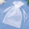Купить Мешочек органза 19 120*90мм золотистый без рисунка (упаковка для украшений) (10шт) с доставкой по России