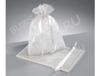 Мешочек органза 19 120*90мм золотистый без рисунка (упаковка для украшений) (10шт)