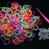 Купить (РАСПРОДАЖА!!!) Набор для плетения браслетов 13 Loom Bands в пакете микс С КРАПИНКАМИ непрозрачный (Loom Bands) (260 резинок) с доставкой по России