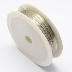 Проволока 19 толщина 0,4мм серебристая (Iron) (12м)