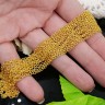 Купить Цепочка I029 с простым плетением звено 3*2мм золотистая (Iron) (50см) с доставкой по России