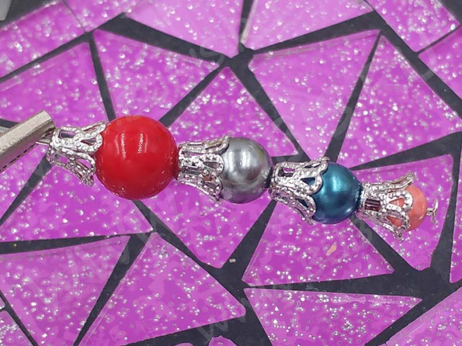 (СКИДКИ!!!) Шапочка тонкая 067 ажурная колокольчик 7*7*5мм цвет платины (LUX Китай) (Brass с платинированием) (имитация скани) (10шт.)