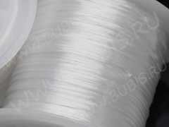 Резинка 09 спандекс 0,8мм прозрачный (катушка ок.60м)