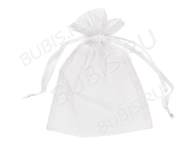 Мешочек органза 19 120*90мм светло-серый без рисунка (упаковка для украшений) (10шт)