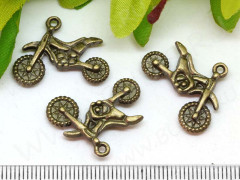 Подвеска Мотоцикл 01 3D 23*17,5*3,5мм античная бронза (литьё)