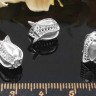 Купить 264 Шапочка ажурная 73 Тюльпанчик 11,5*9*8мм серебристая (Milano LUX) (Brass) с доставкой по России